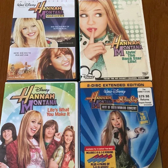Disney | Other | Set4 Y2k Hannah Montana Dvds | Poshmark